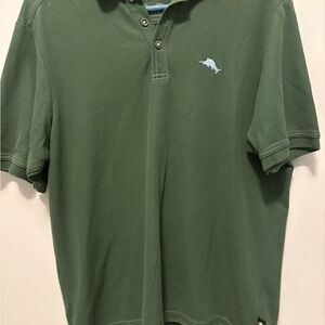 Tommy Bahama Forest Green Polo Shirt